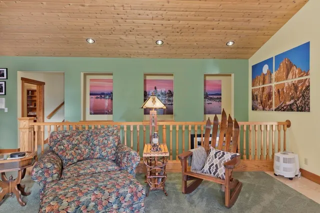 a bedroom with furniture and a couch