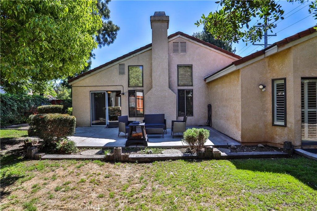 2003 Springcreek Circle Upland, CA 91784 - Photo 47 of 64 a view of backyard with a patio and a garden