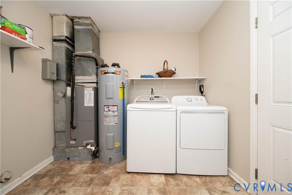 9910 Husting Court Chesterfield, VA 23832 - Photo 13 of 19 a utility room with dryer and washer