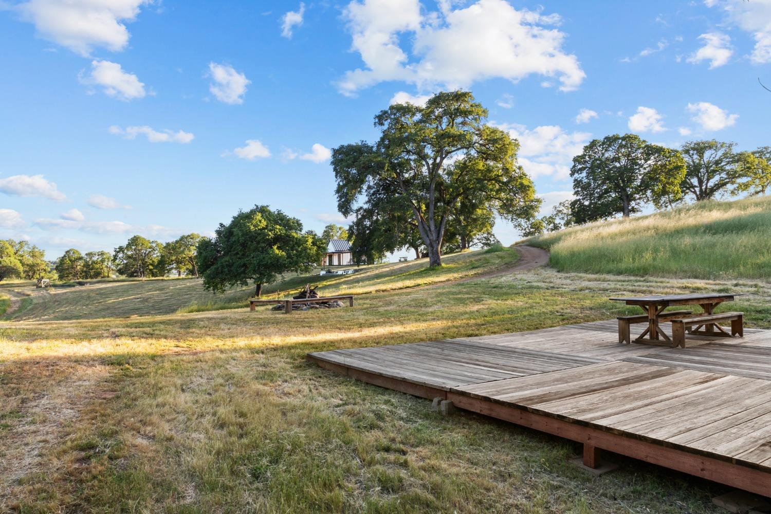 14883 Vaira Ranch Road Drytown, CA 95699 - Photo 43 of 60 a view of a swimming pool with a yard