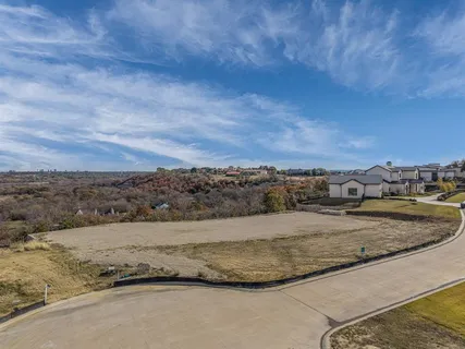 an aerial view of a houses