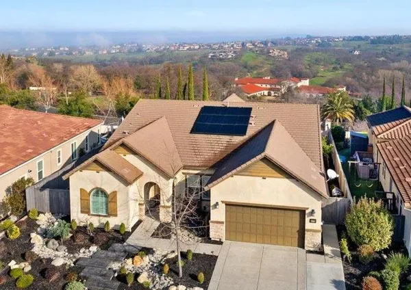 a view of a house with a outdoor space