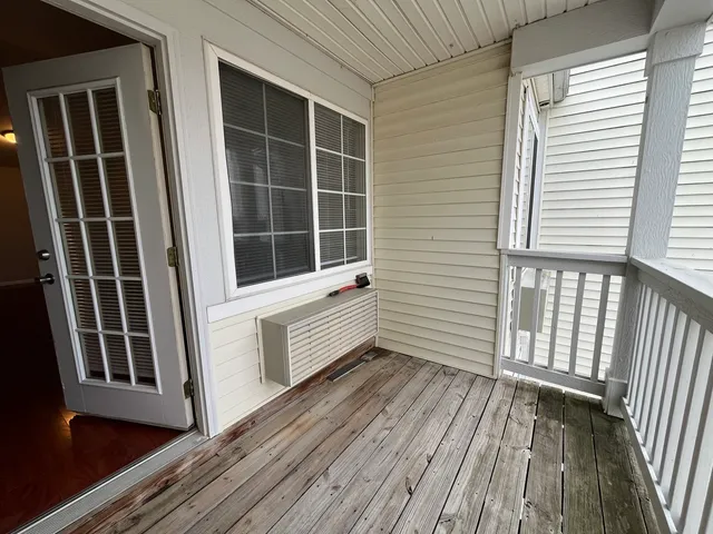 a view of a house with wooden floor