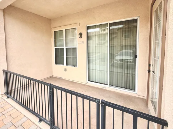 a view of a balcony