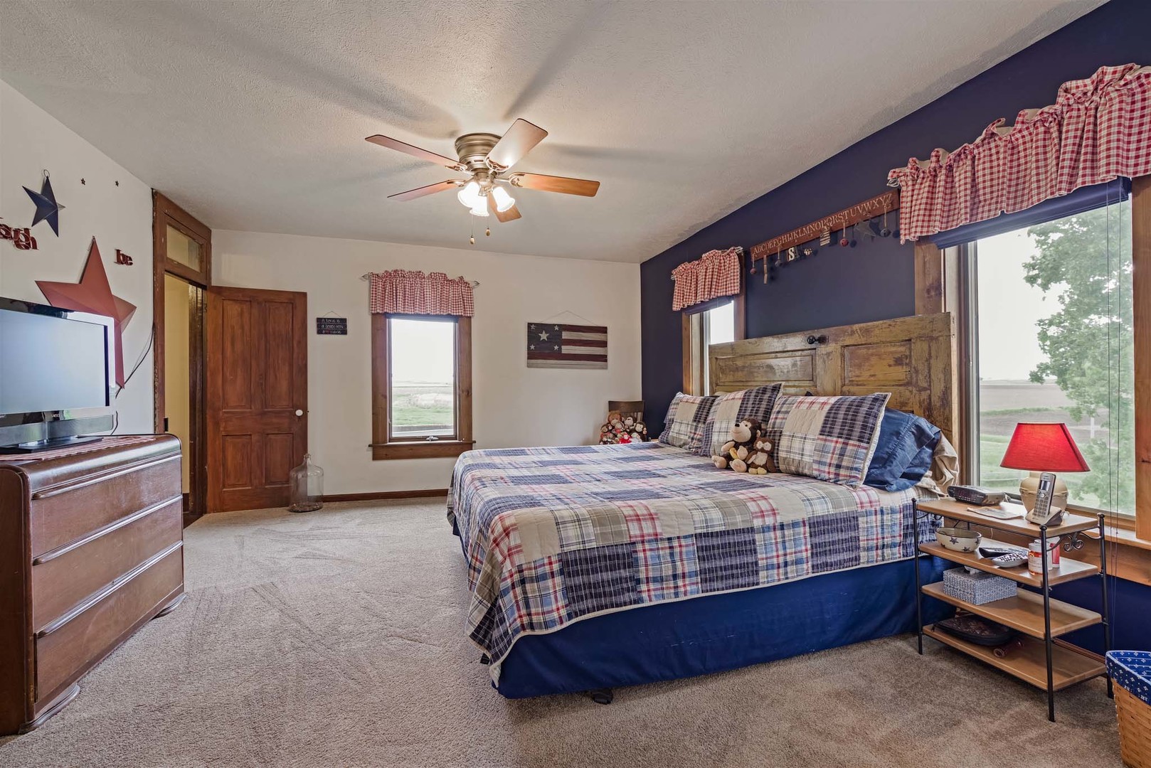 6299 Wenderoth Road Minier, IL 61759 - Photo 14 of 57 a bedroom with a bed dresser and a window