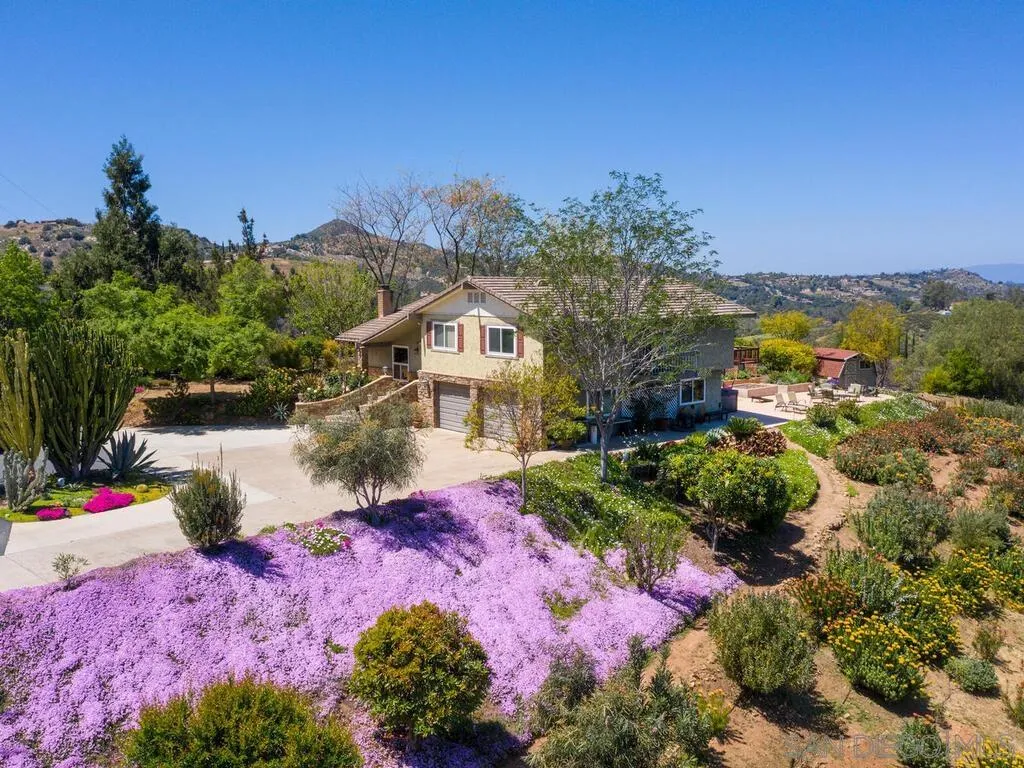 29513 Anthony Road Valley Center, CA 92082 - Photo 1 of 59 a view of a house with a yard and potted plants