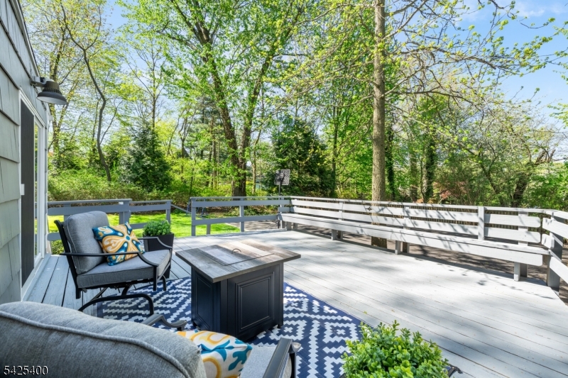 28 Spring Ridge Drive Berkeley Heights, NJ 07922 - Photo 44 of 46 a view of a patio with couches table and chairs and a yard
