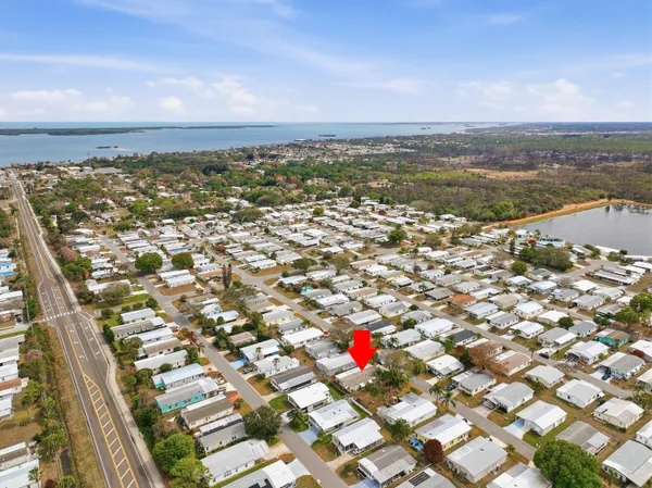 a view of city and ocean