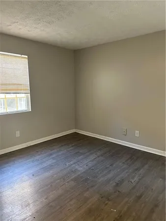 a view of small space with racks on the wall