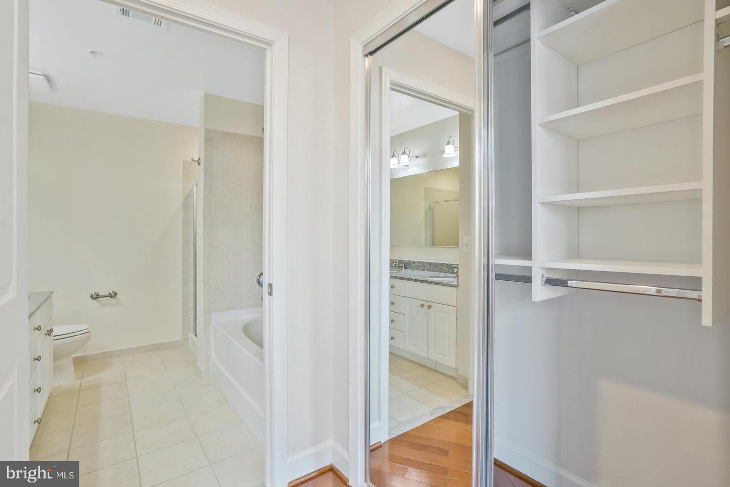 3650 South Glebe Road, Unit 638 Arlington, VA 22202 - Photo 13 of 35 a bathroom with a glass shower door