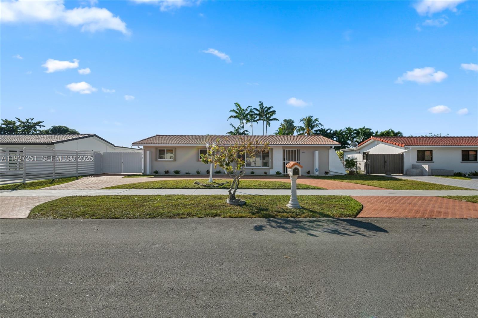 a bathroom with swimming pool and a yard