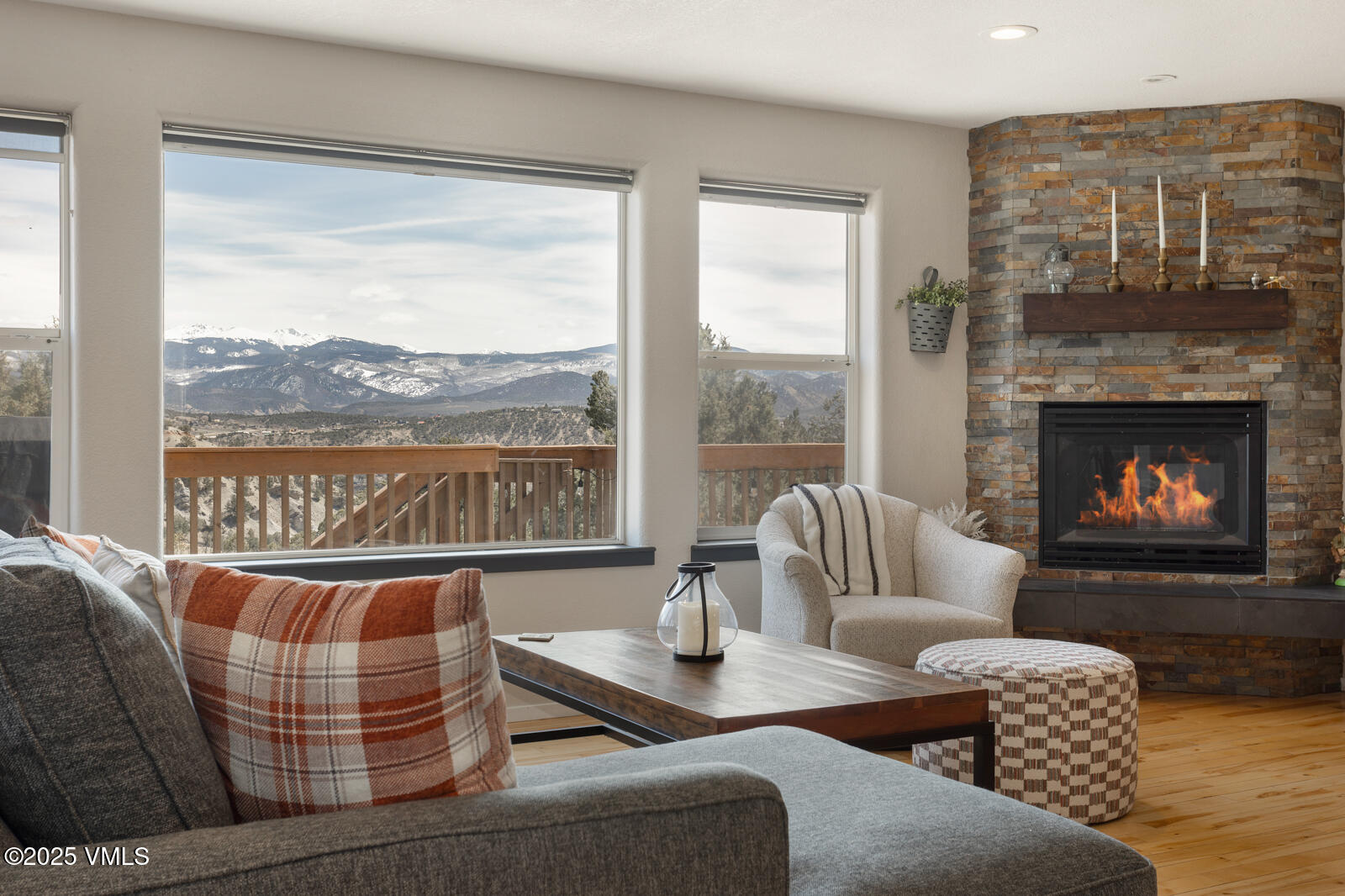 318 Mesa Drive Eagle, CO 81631 - Photo 4 of 44 a living room with furniture and a fireplace