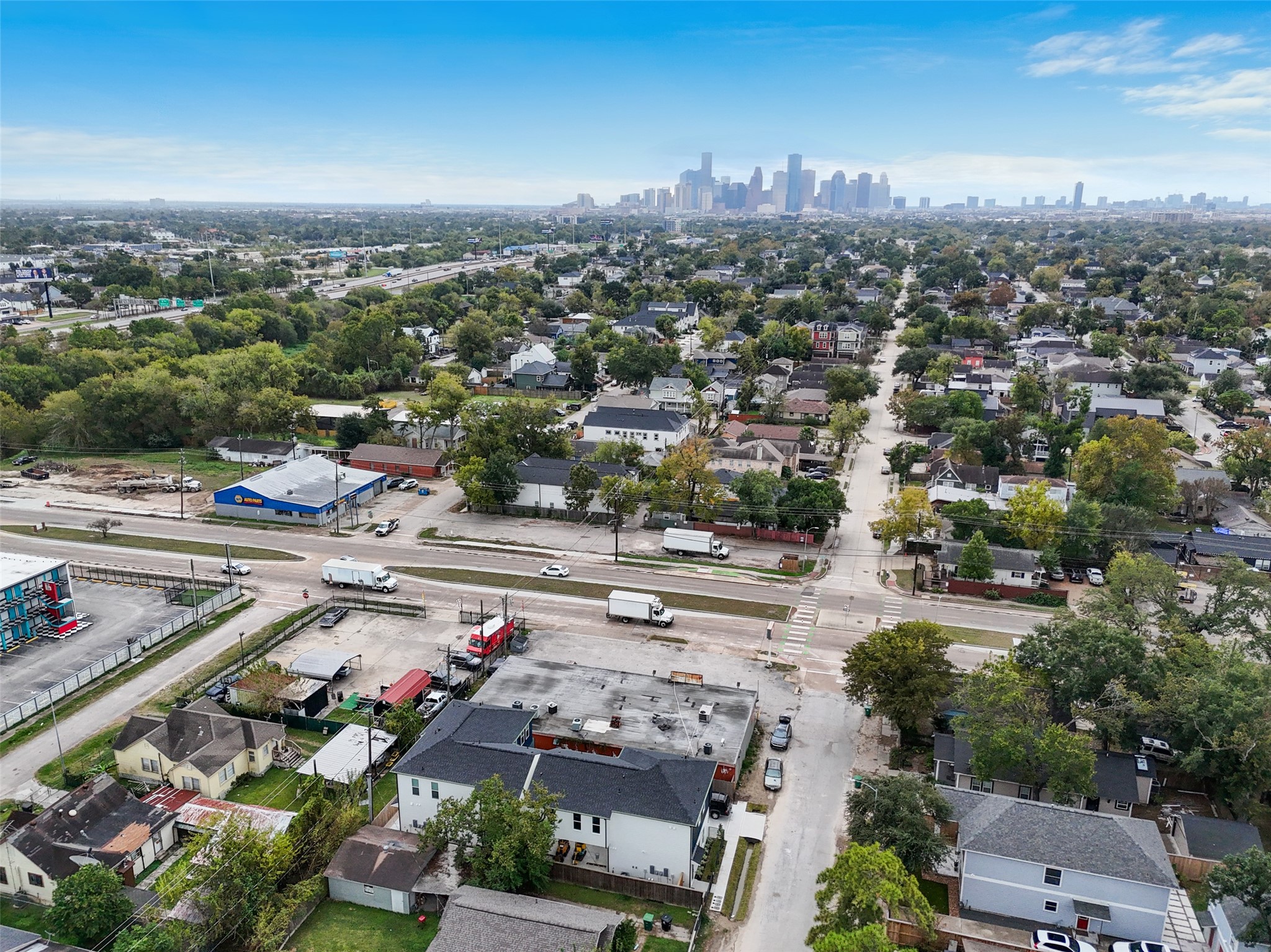 1408 Enid Street, Unit D Houston, TX 77009 - Photo 17 of 26 an aerial view of a city
