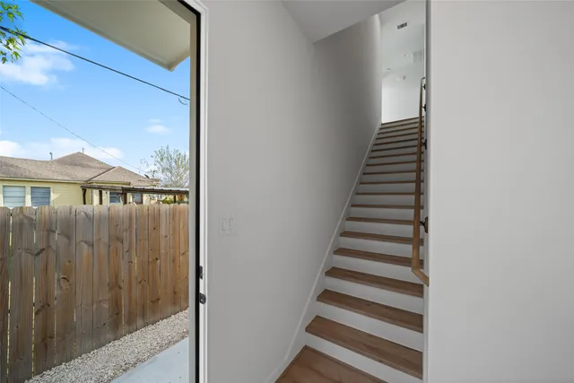a view of a front door of a house