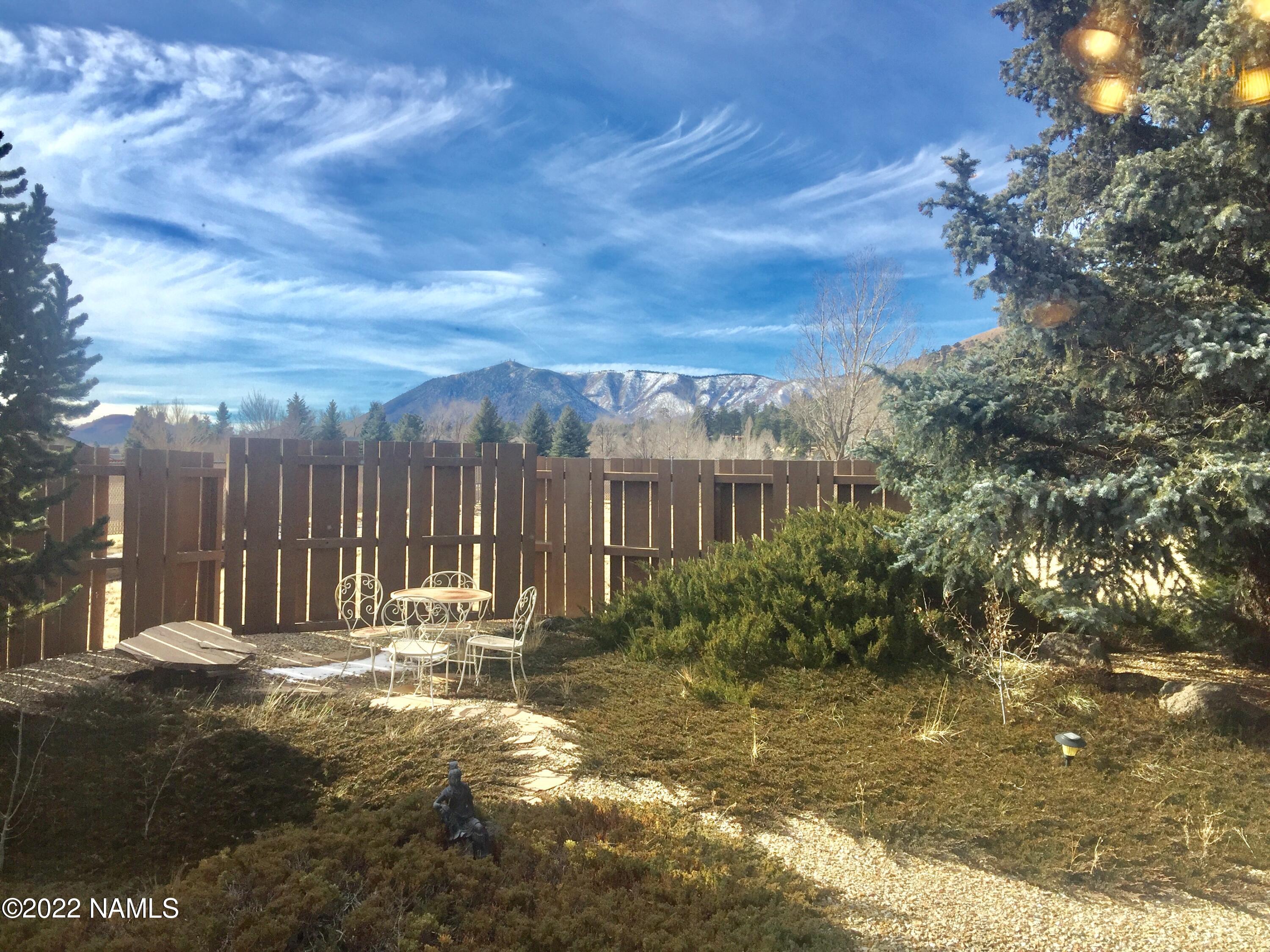 9612 Pioneer Valley Road Flagstaff, AZ 86004 - Photo 53 of 64 Backyard Sitting Area_Mt Elden View