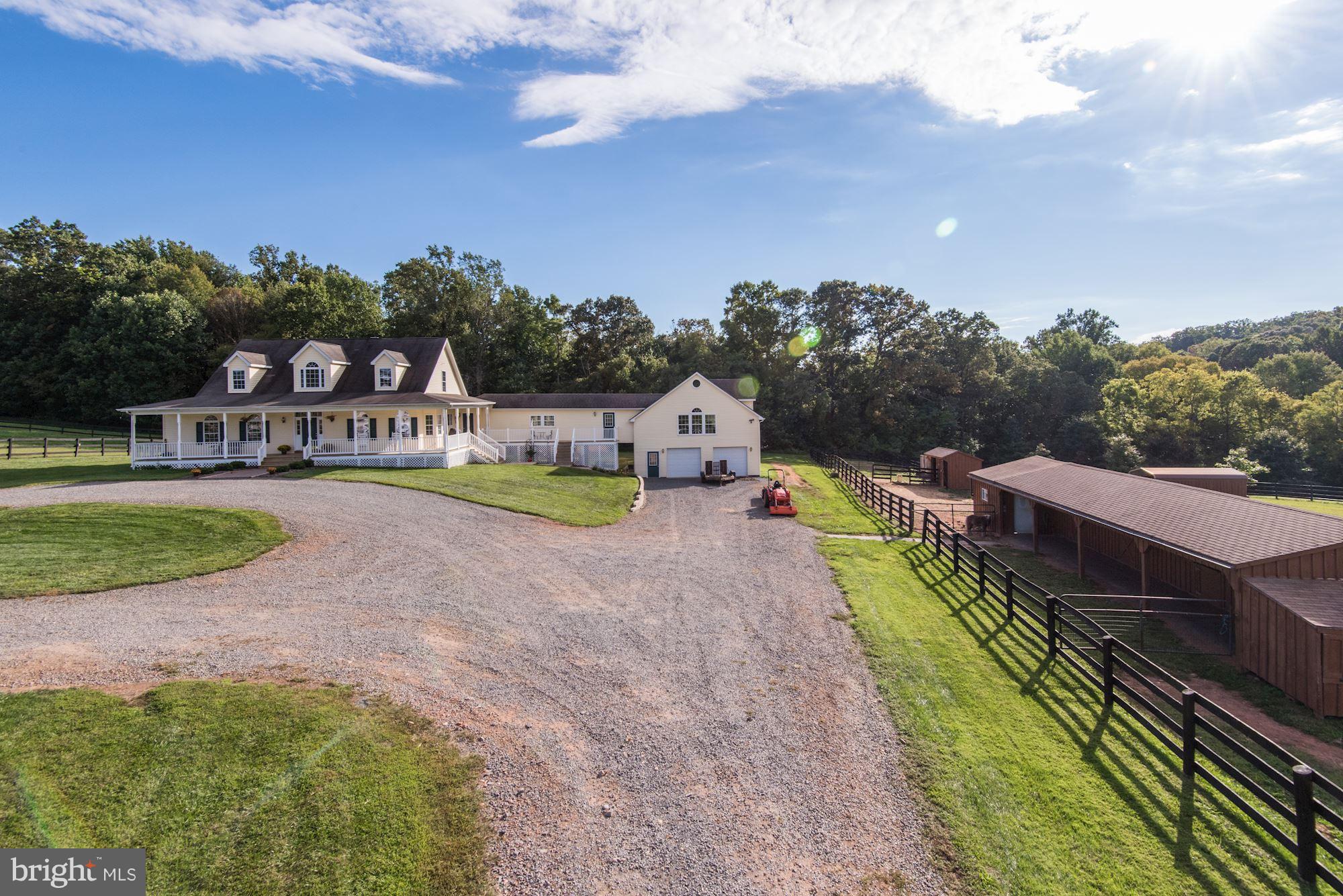 43661 Spinks Ferry Road Leesburg, VA 20176 - Photo 1 of 30 Front of Home & 4-Stall Barn as you drive in