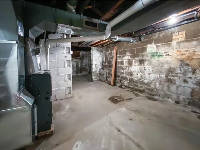 a view of storage and utility room