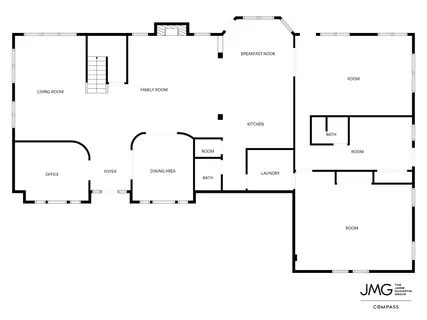 a picture of a floor plan
