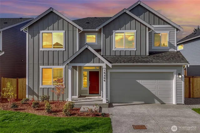 a front view of house with yard