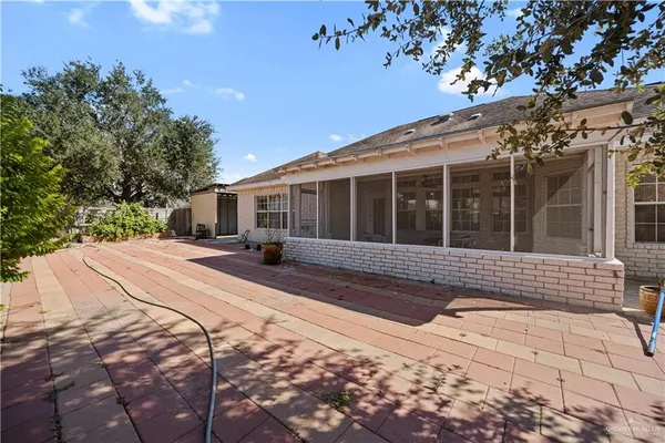 an aerial view of houses with street