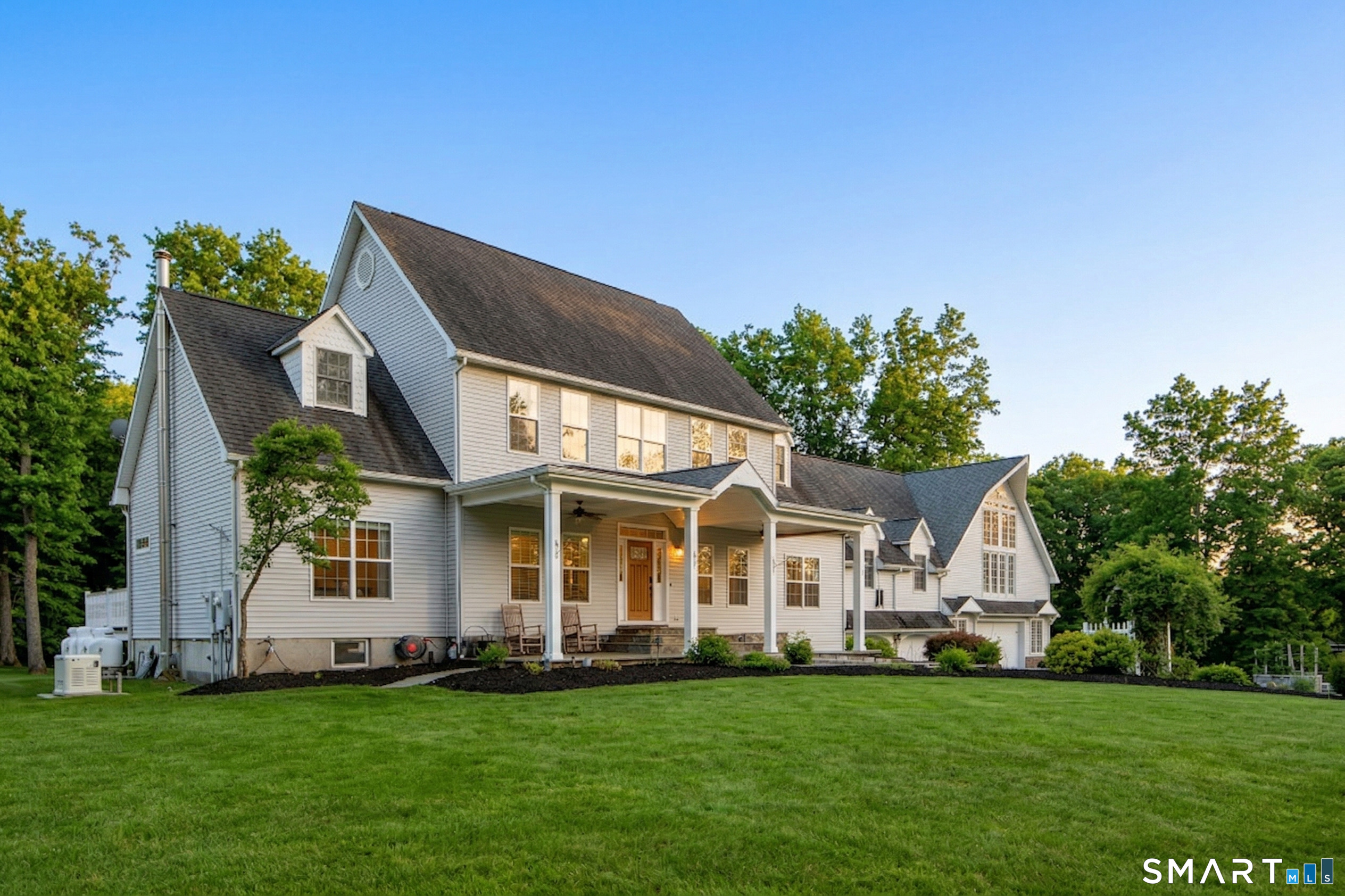 27 Smoke Ridge Drive Sherman, CT 06784 - Photo 2 of 40 Front/Side Exterior - Virtually enhanced, seasonally adjusted