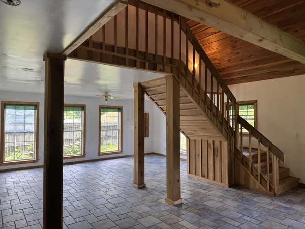 a view of an entryway door