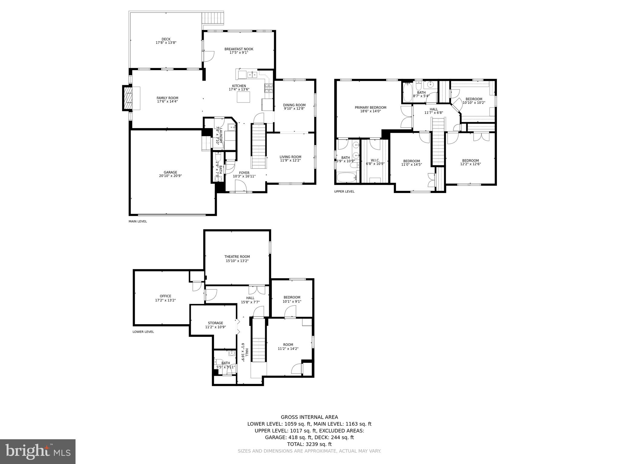 7781 Rotherham Drive Hanover, MD 21076 - Photo 44 of 44 Floor Plan
