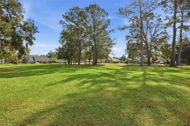 a building with trees in the background