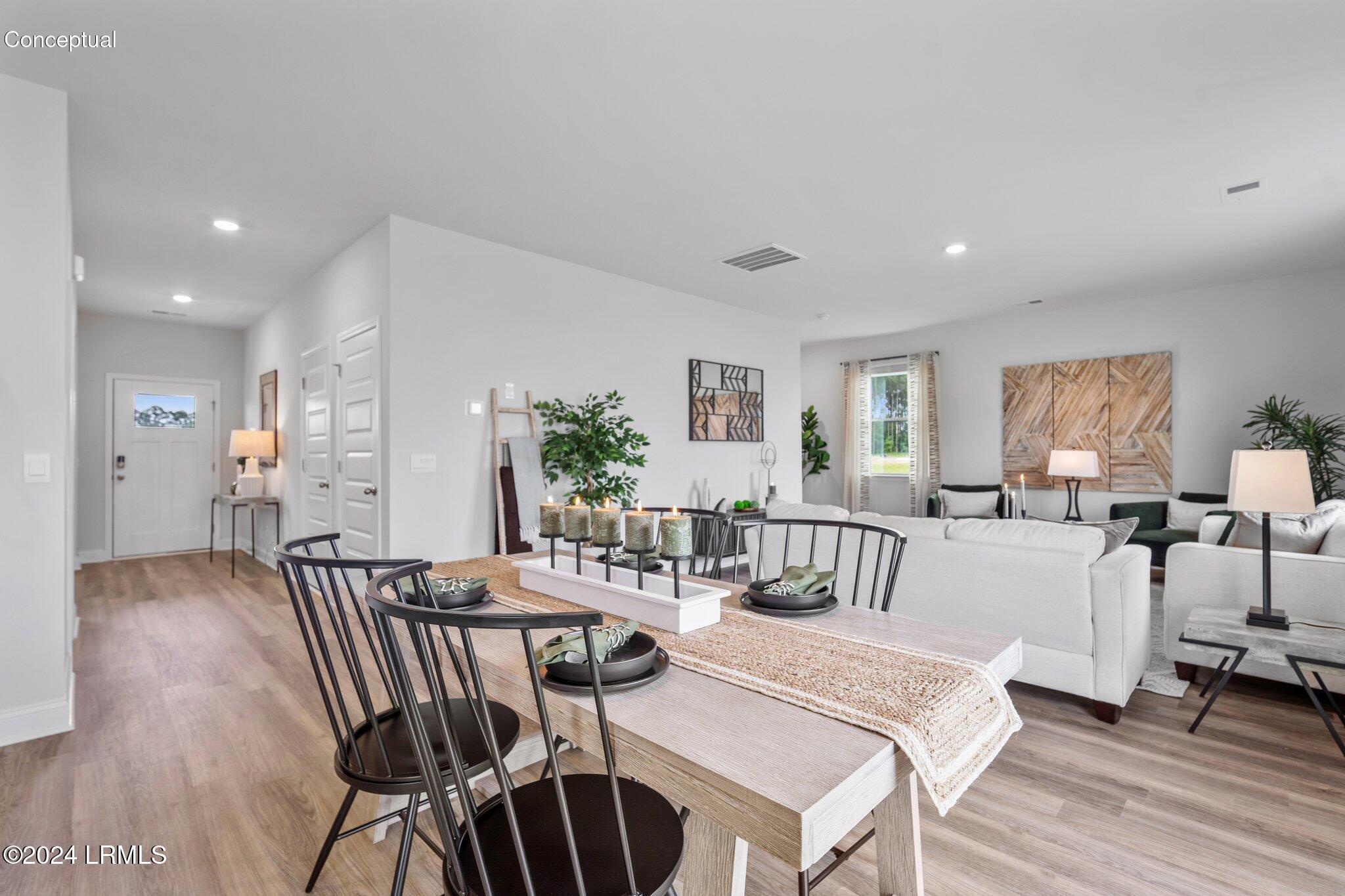 1062 Sanctuary Drive Ridgeland, SC 29936 - Photo 7 of 49 7 Foyer to Dining Area and KT