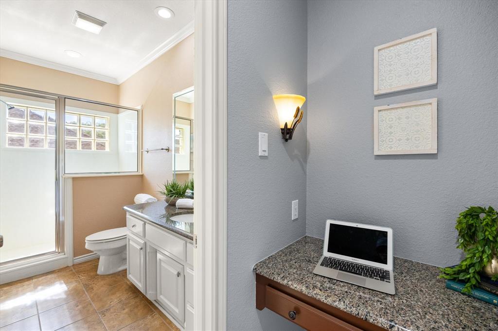 8712 Bellechase Road Granbury, TX 76049 - Photo 26 of 37 Handy desk nook for those quick recipes or thank you notes.