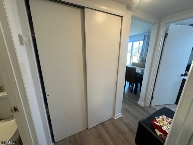 a bathroom with a toilet and shower