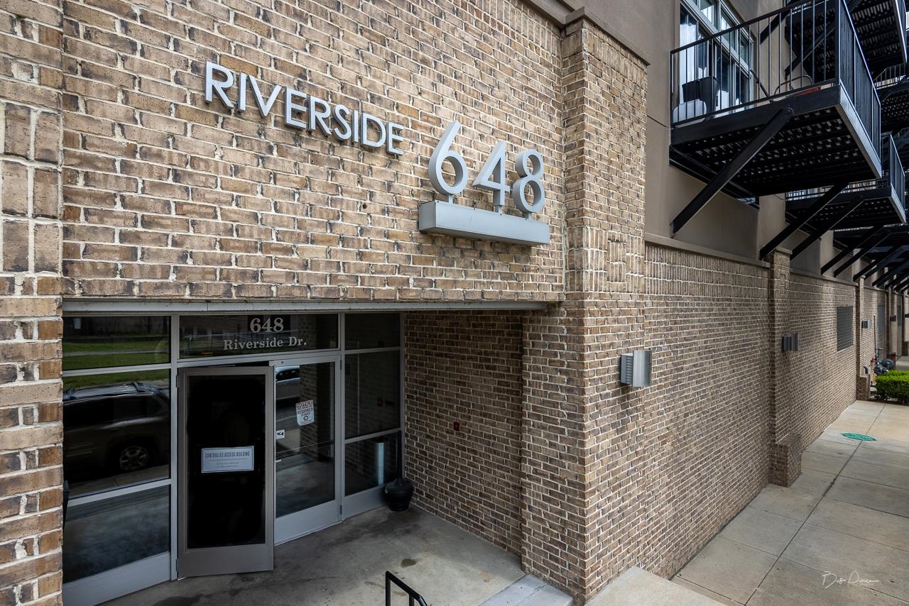 648 Riverside Drive, Unit 306 Memphis, TN 38103 - Photo 3 of 21 View of exterior entry with a balcony