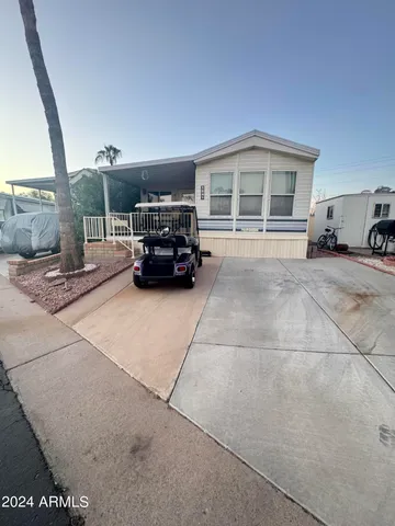 a car parked in front of a house