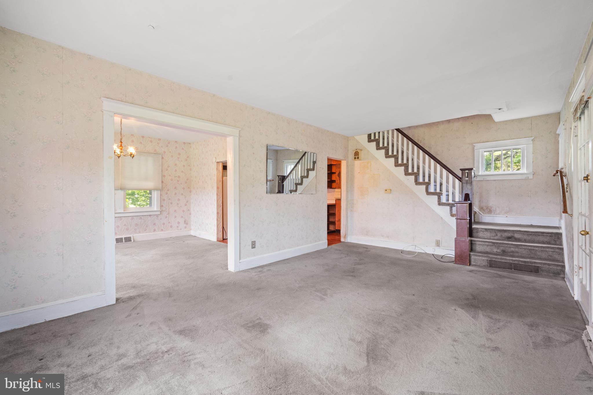 668 South Spring Road Vineland, NJ 08361 - Photo 11 of 24 a view of an empty room with stairs
