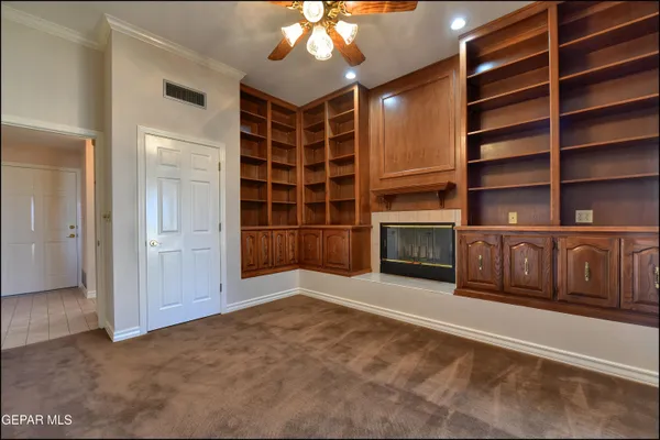 a view of an empty room