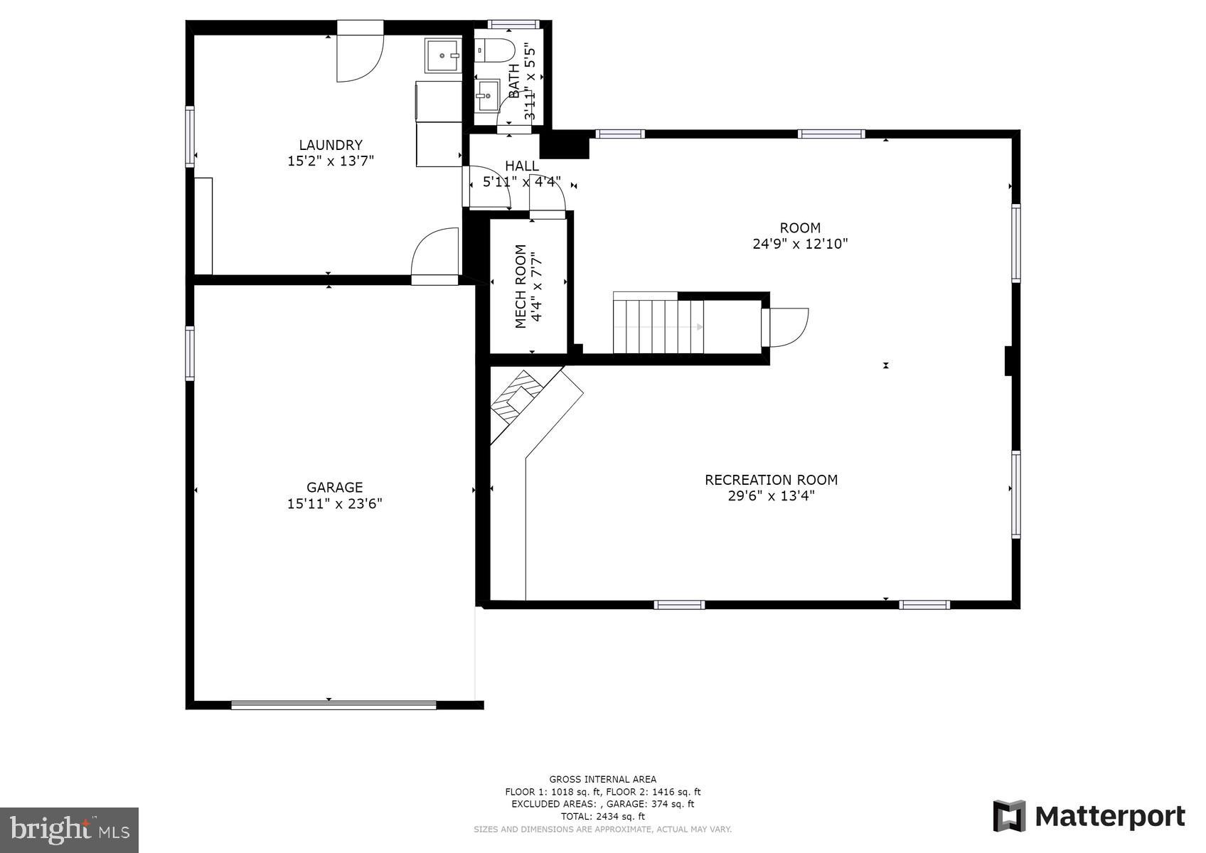 14813 Harold Road Silver Spring, MD 20905 - Photo 78 of 79 Lower Level Floor Plan