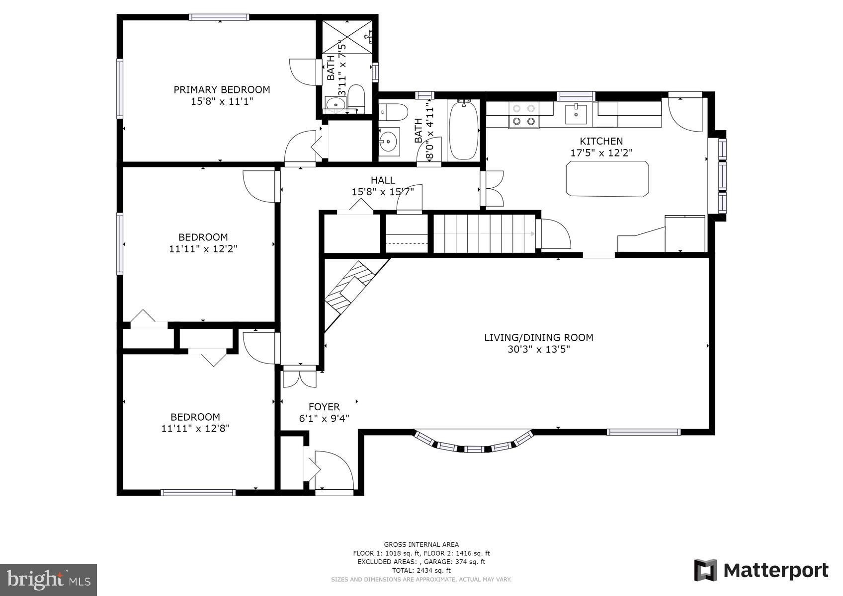 14813 Harold Road Silver Spring, MD 20905 - Photo 79 of 79 Upper Level Floor Plan