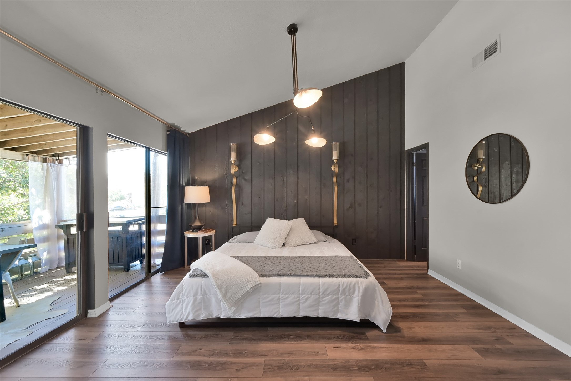 184 April Point Drive North Conroe, TX 77356 - Photo 18 of 41 The primary bedroom has it's own patio access