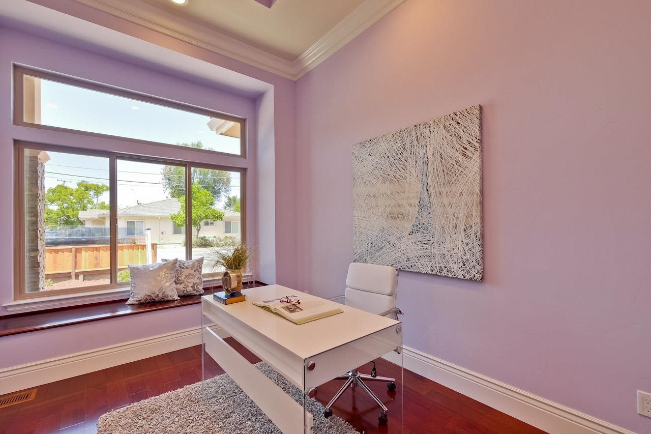932 Marion Way Sunnyvale, CA 94087 - Photo 21 of 47 a workspace with furniture and a window