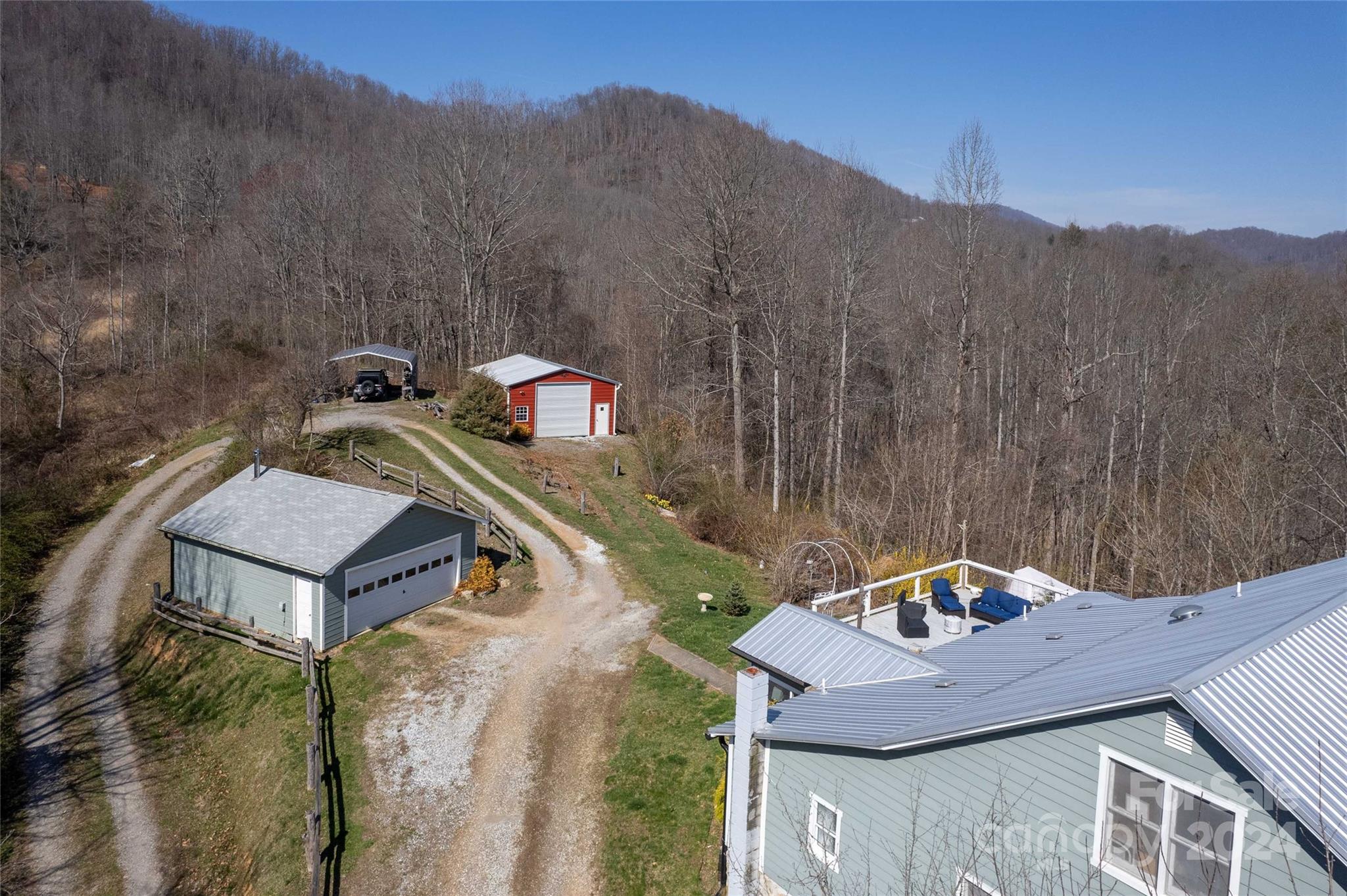 240 Henry Road Sylva, NC 28779 - Photo 3 of 41 a view of a chairs and table in the terrace