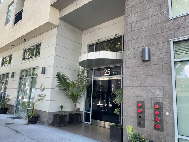 a front view of a house with a garage
