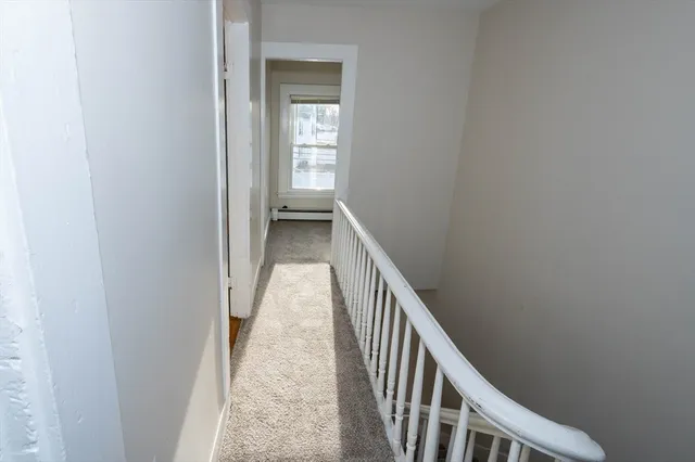 a view of a hallway with a hallway