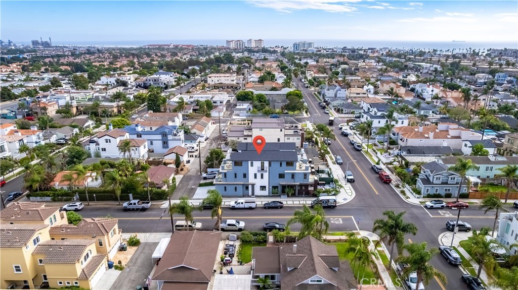 620 Huntington Street Huntington Beach, CA 92648 - Photo 63 of 65 an aerial view of a city with lots of residential buildings