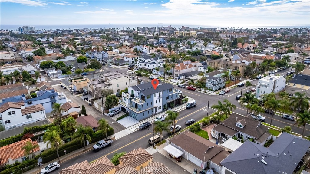 620 Huntington Street Huntington Beach, CA 92648 - Photo 64 of 65 an aerial view of a city with lots of residential buildings