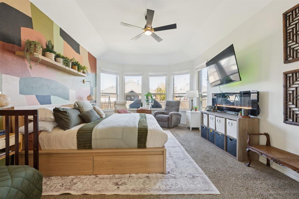 1326 White Water Lane Rockwall, TX 75087 - Photo 12 of 34 a living room with furniture kitchen view and a large window