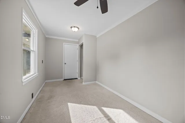 a view of an empty room