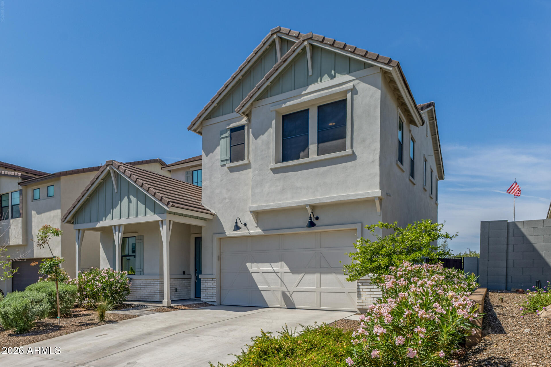 15544 South 181st Lane Goodyear, AZ 85338 - Photo 5 of 46 a front view of a house with a yard