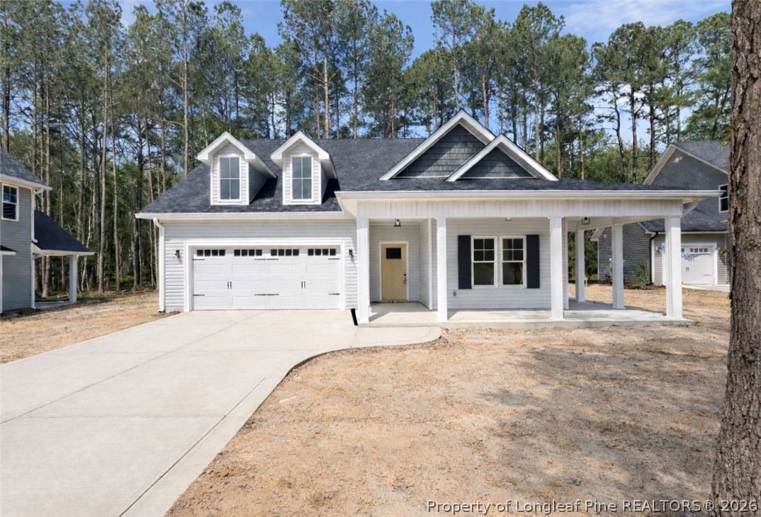 front view of a house with yard
