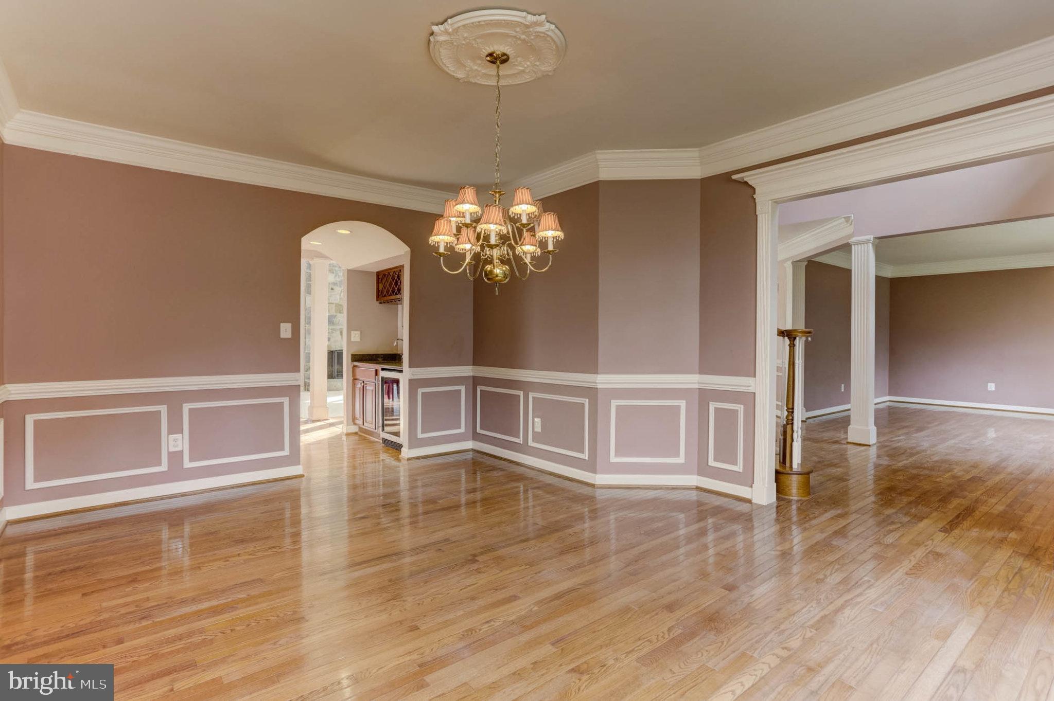 2014 Drovers Lane Cooksville, MD 21723 - Photo 6 of 55 Dining Room with Detailed Trim Finishes