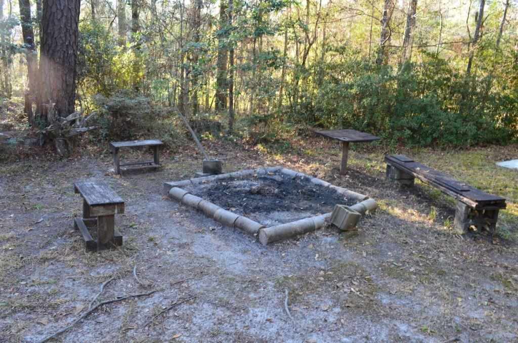 1059 Walker Road Florala, AL 36442 - Photo 8 of 16 Fire Pit area at cabin.